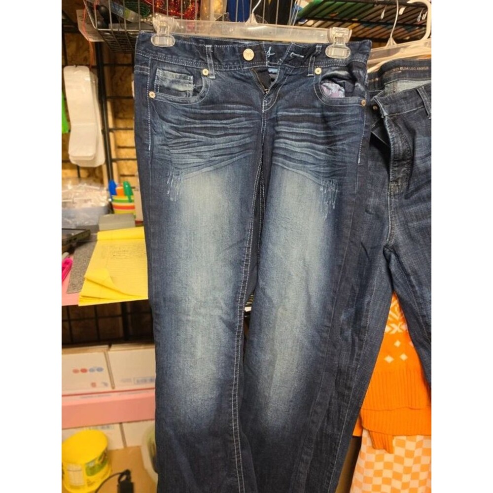 Maurice Blue Jeans with Designer pockets 3/4